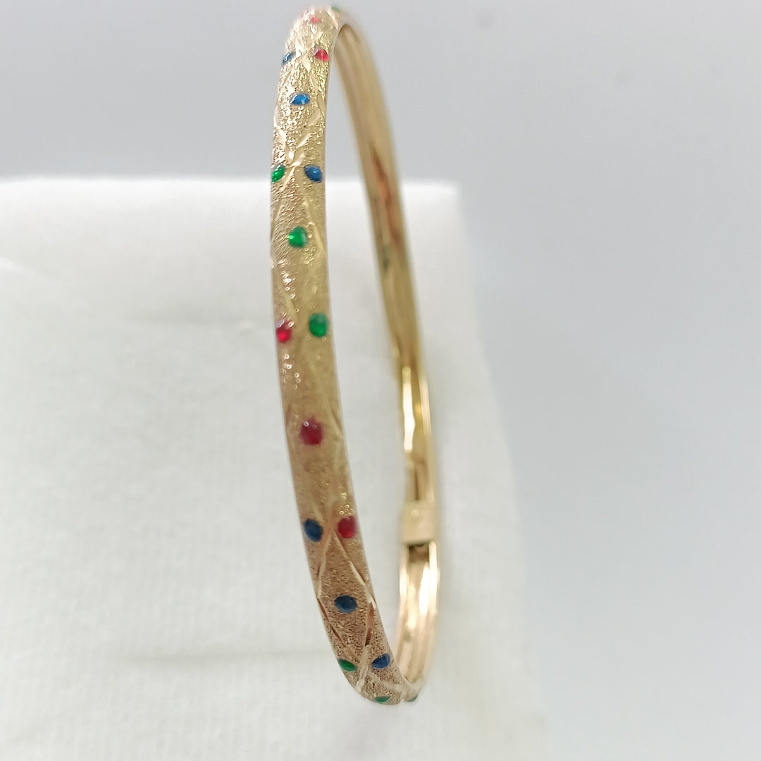 PULSERA RIGIDA ORO 14 K 3,80 GRMS (SEMINUEVO)
