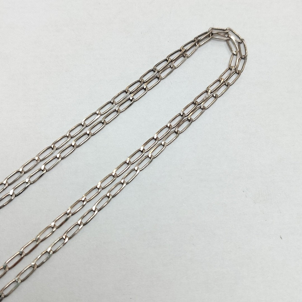CADENA TEJIDO ESLABONES PLATA .925 50 CM 2.6 GR (NUEVO)