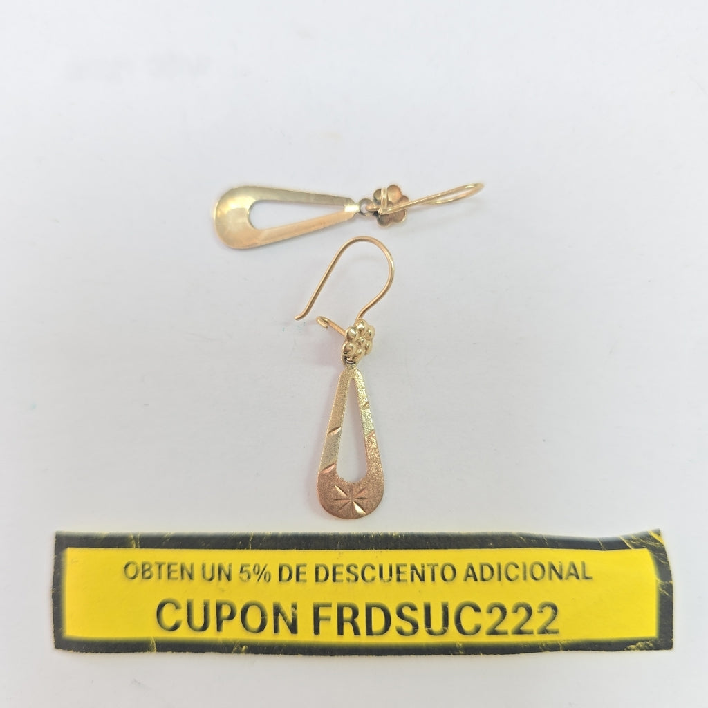 ARETES PAR ORO 10 K 1.1 GRMS (SEMINUEVO)