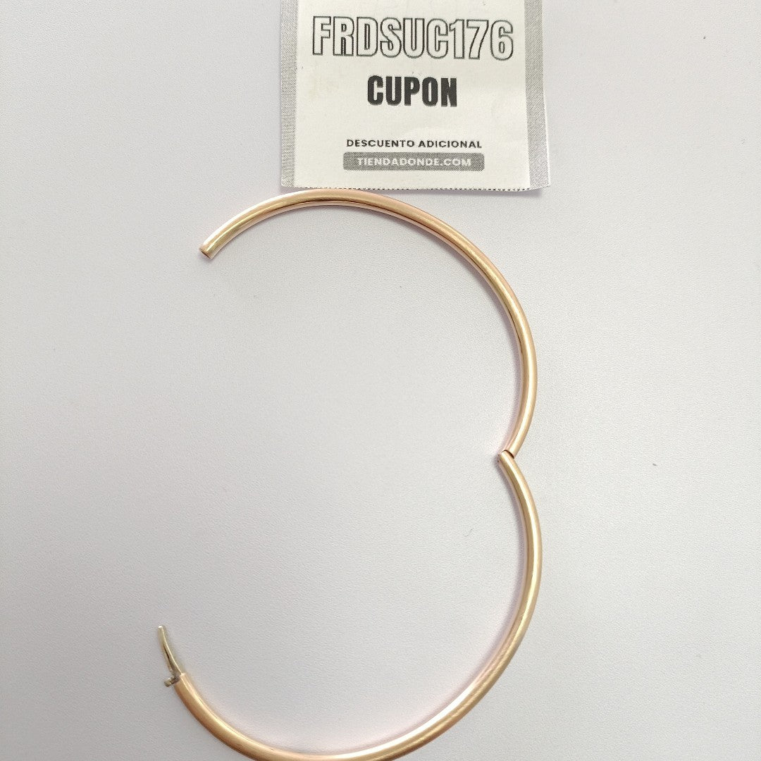 PULSERA RIGIDA ORO 14 K 5,60 GRMS (SEMINUEVO)