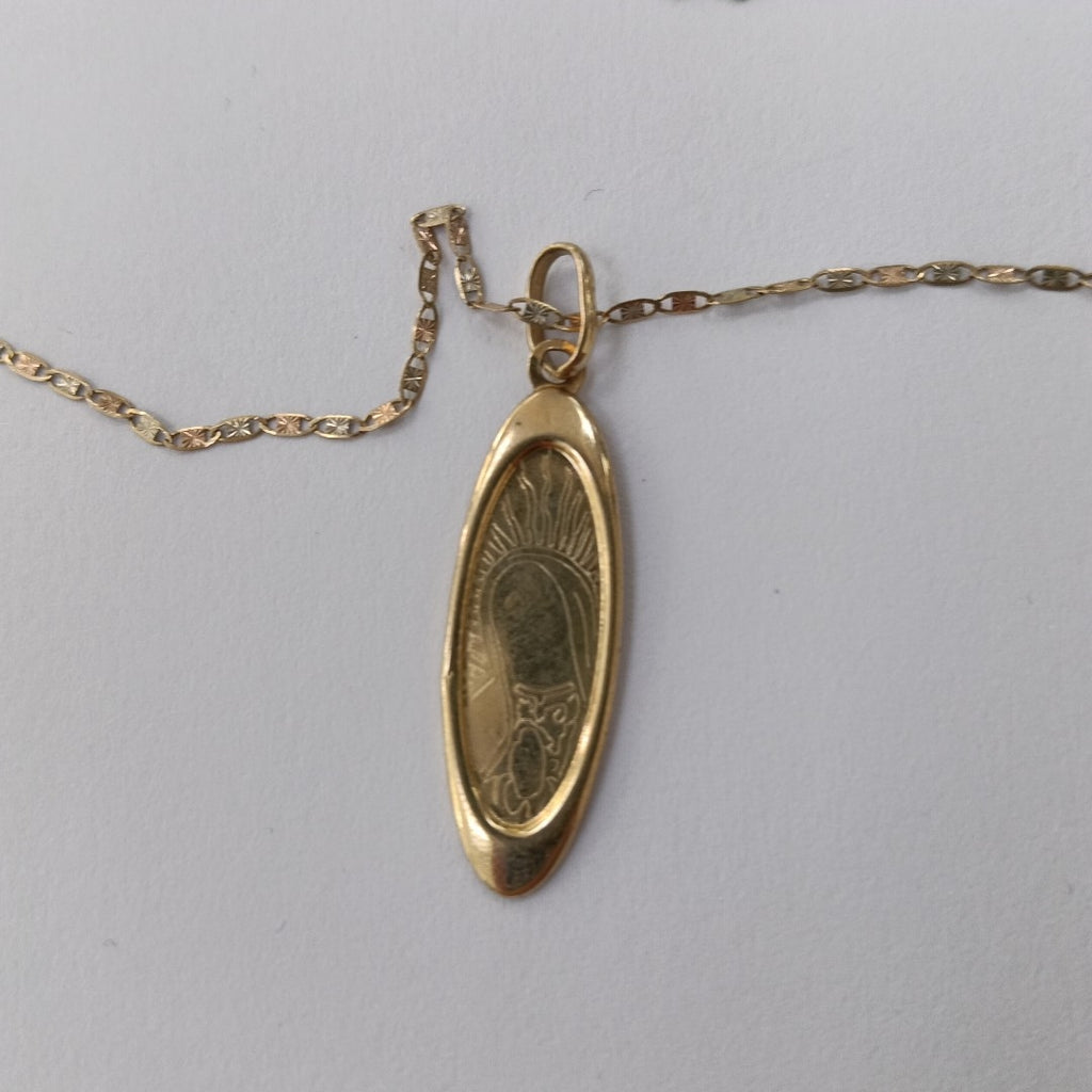 CADENA, DIJE ORO 14 K 2.4 GRMS (SEMINUEVO)