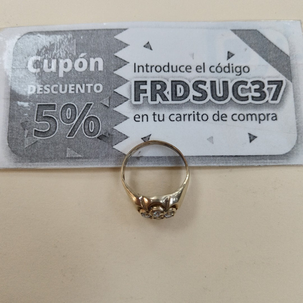 ANILLO ORO 10 K 4.3 GRMS (SEMINUEVO)