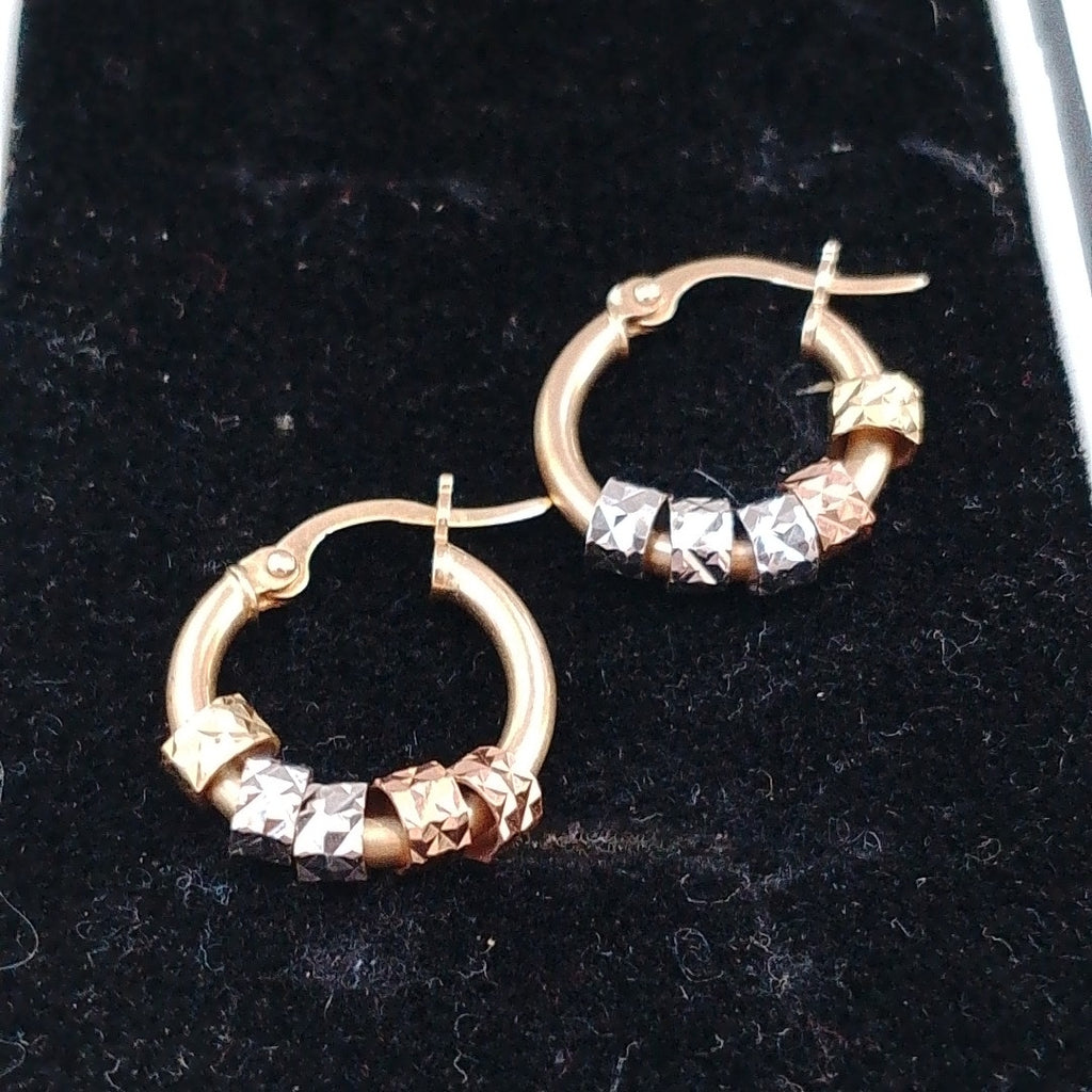 ARETES PAR ORO 14 K 2,30 GRMS (SEMINUEVO)