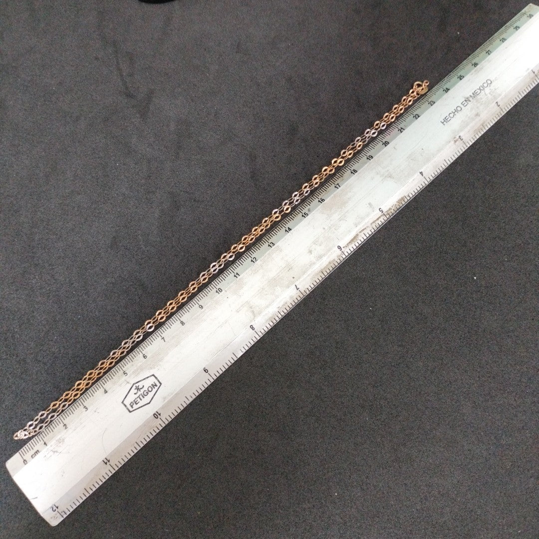 CADENA ORO COMBINADO 10 K 2 GRMS (SEMINUEVO)