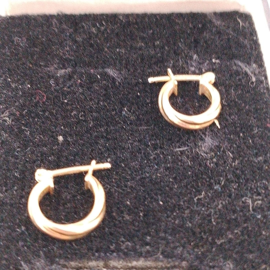 ARETES PAR ORO 14 K 0,70 GRMS (SEMINUEVO)