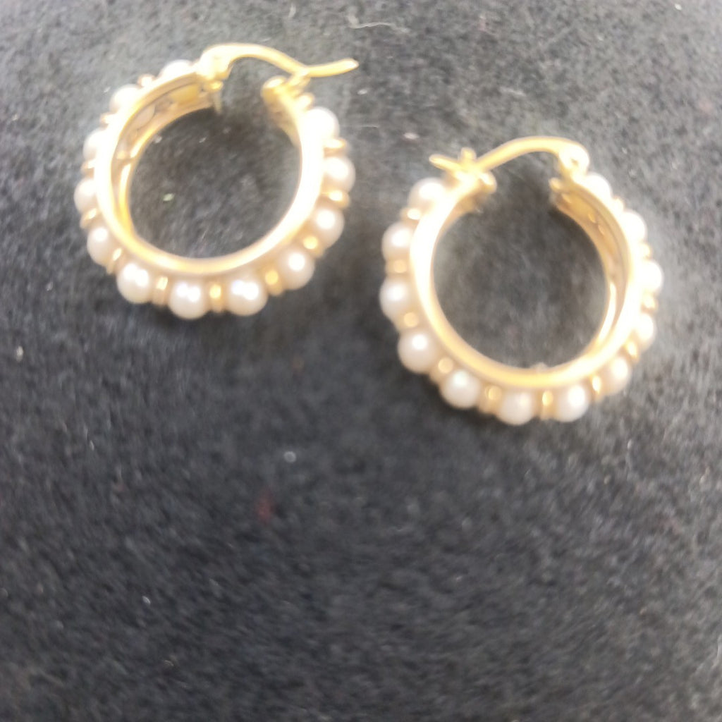 ARRACADAS PAR ORO 14 K 5.4 GRMS (SEMINUEVO)