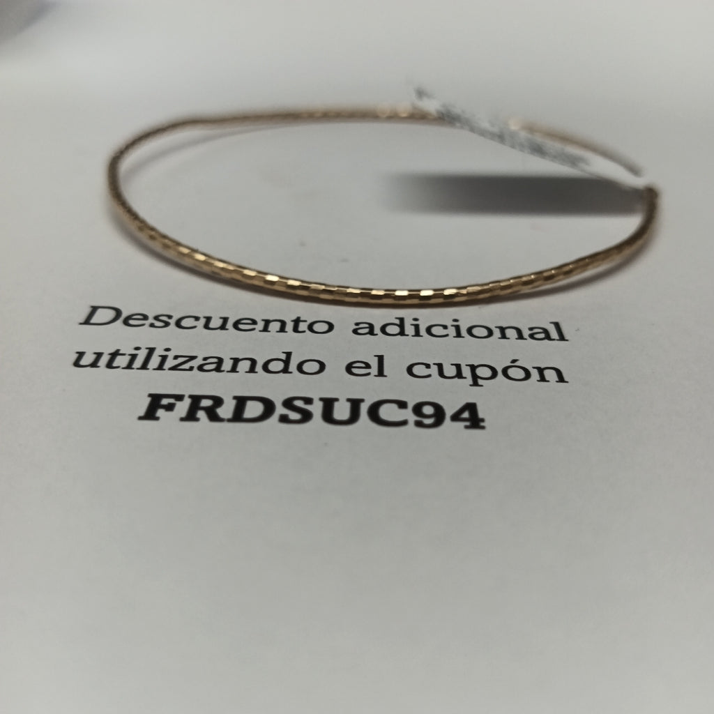 PULSERA RIGIDA ORO 14 K 2.3 GRMS (SEMINUEVO)