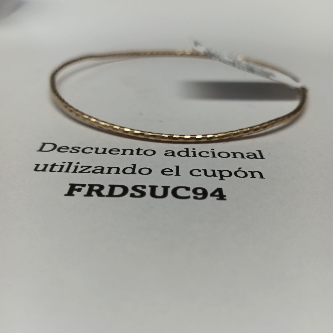 PULSERA RIGIDA ORO 14 K 2.3 GRMS (SEMINUEVO)