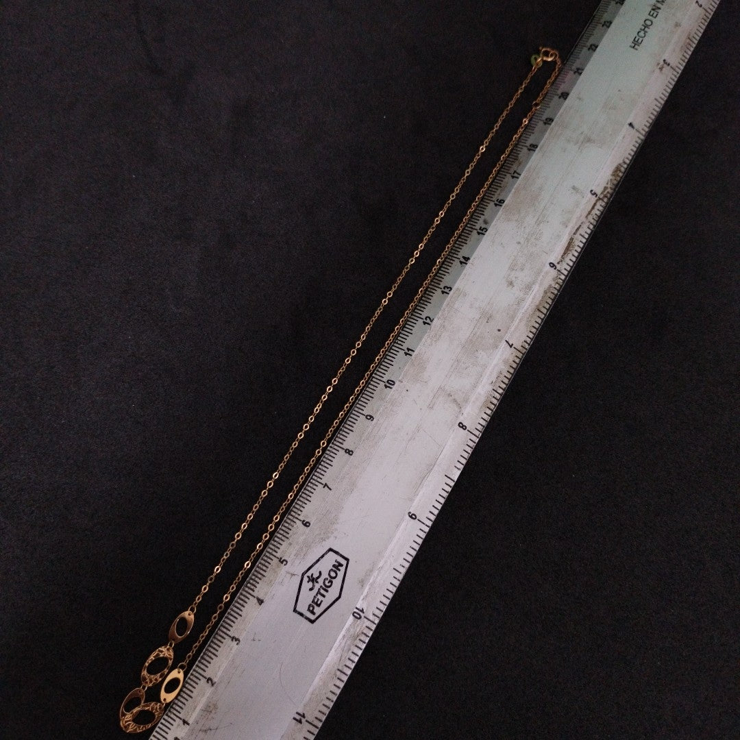GARGANTILLA ORO 14 K 1,30 GRMS (SEMINUEVO)