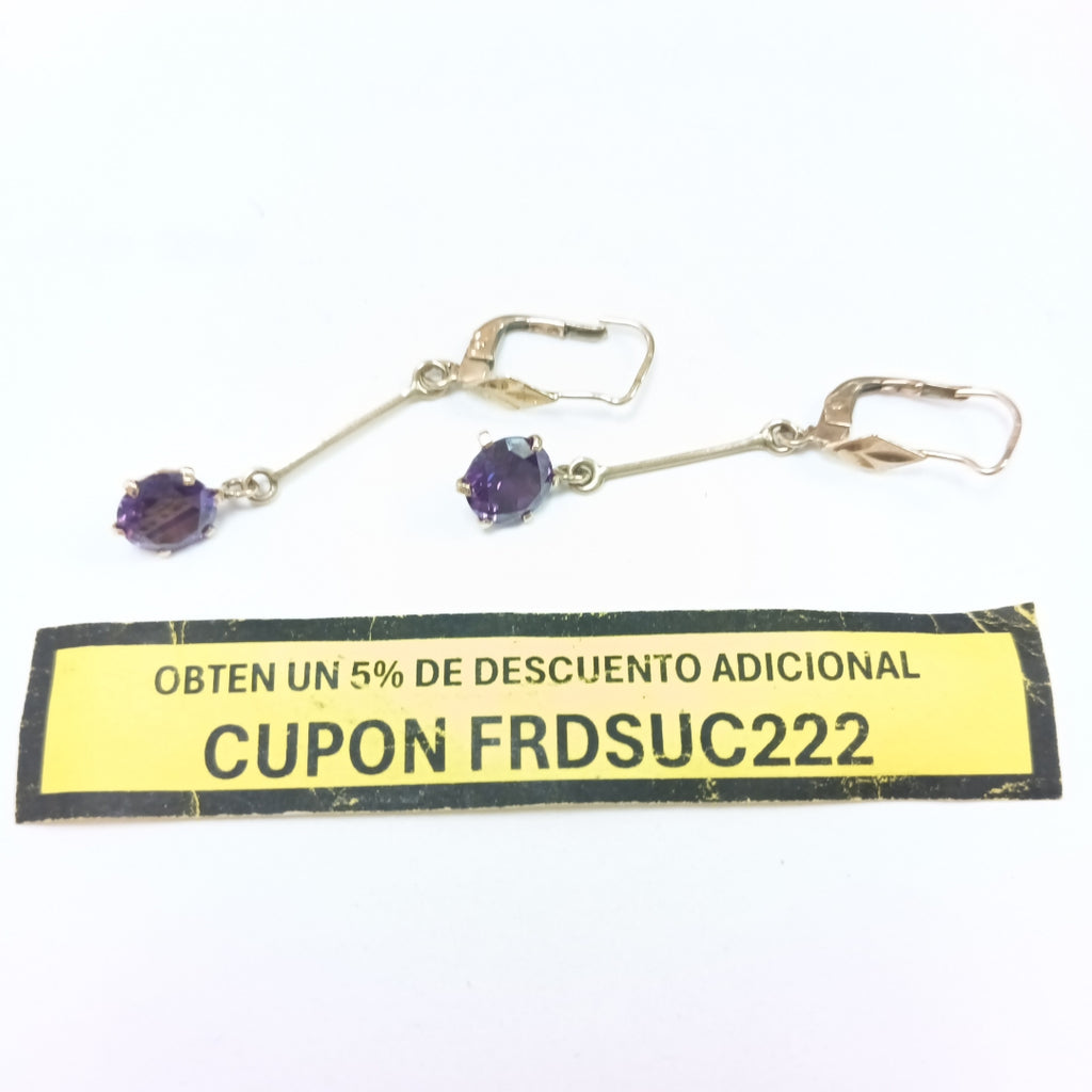 ARETES PAR ORO 10 K 2.3 GRMS (SEMINUEVO)