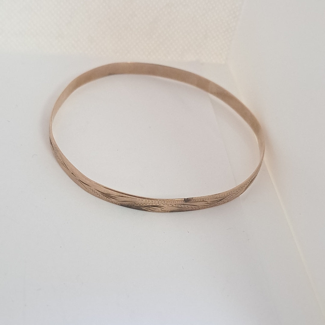 PULSERA RIGIDA ORO 8 K 7,80 GRMS (SEMINUEVO)