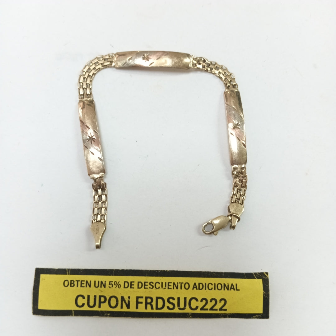 PULSERA ORO 10 K 3.8 GRMS (SEMINUEVO)