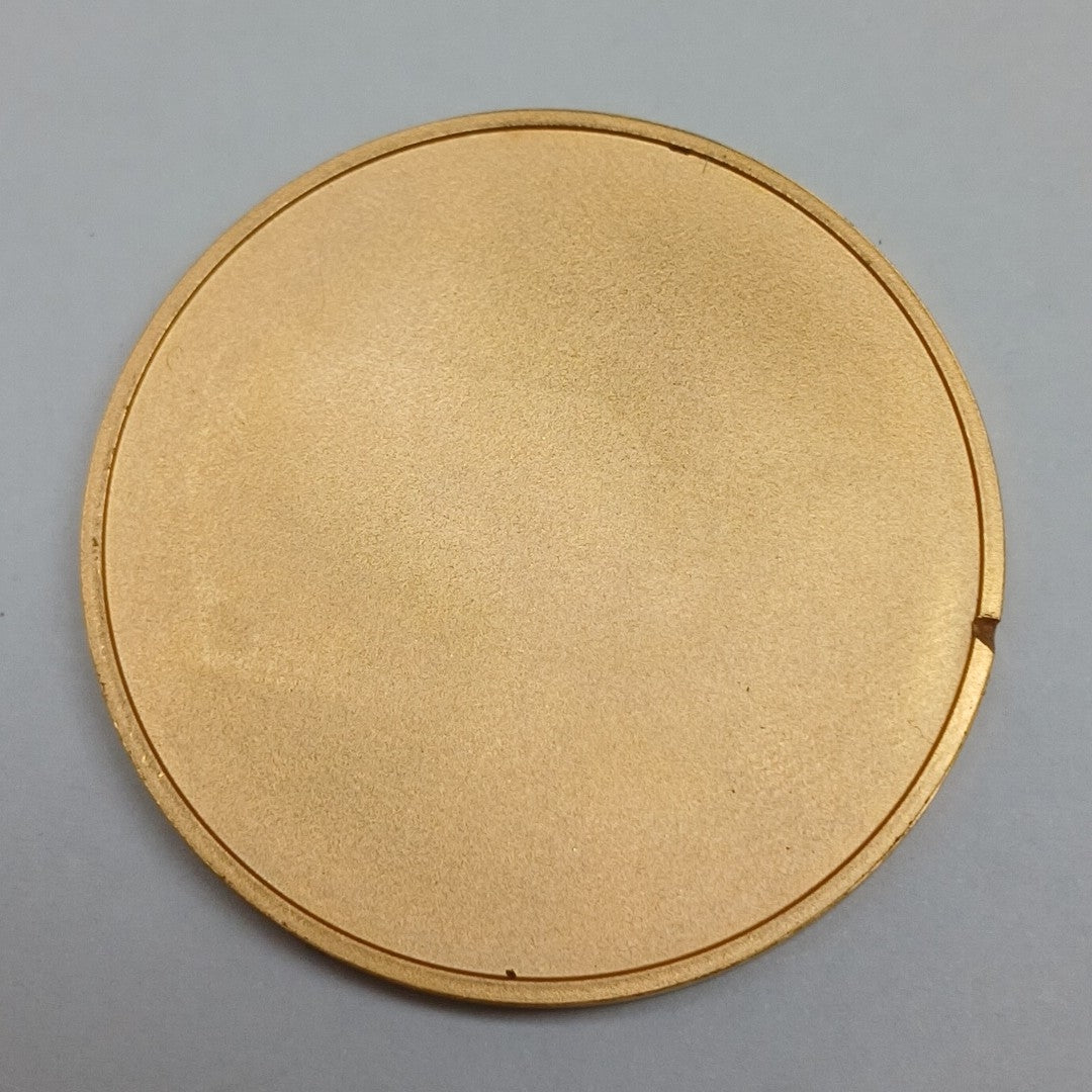 MEDALLA CONMEMORATIVA ORO 21 K 42 GRMS (SEMINUEVO)