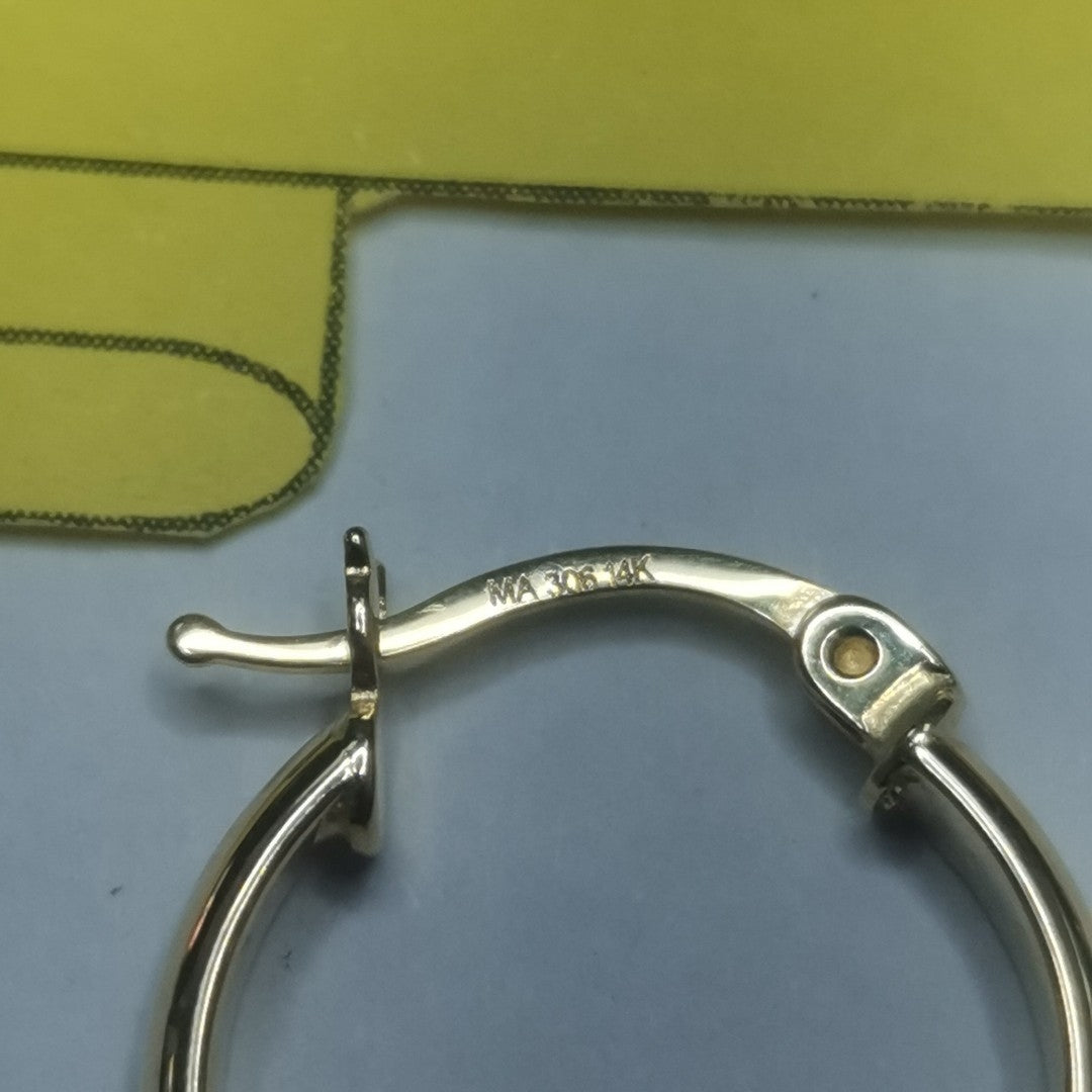 ARRACADAS ORO 14K 1.5 (NUEVO)
