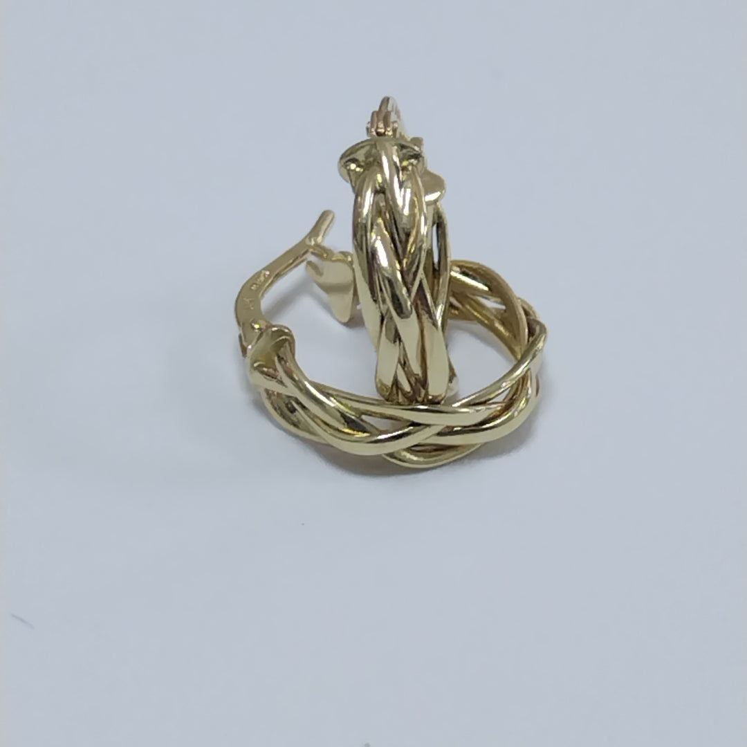 ARRACADAS ORO 14K 1.5 (NUEVO)