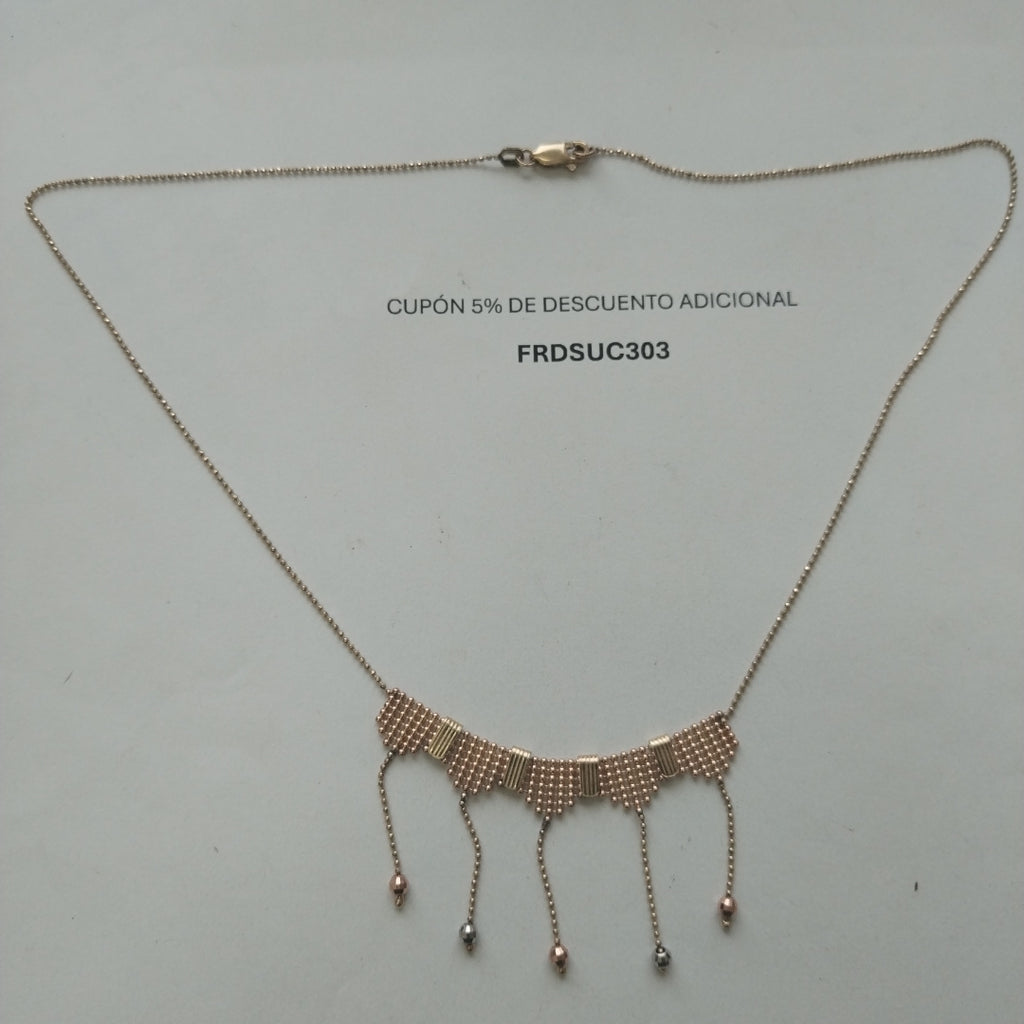 COLLAR ORO 10 K 4.4 GRMS (SEMINUEVO)