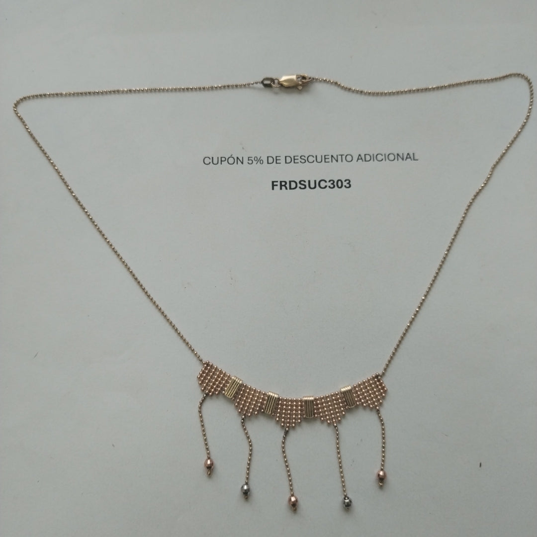 COLLAR ORO 10 K 4.4 GRMS (SEMINUEVO)