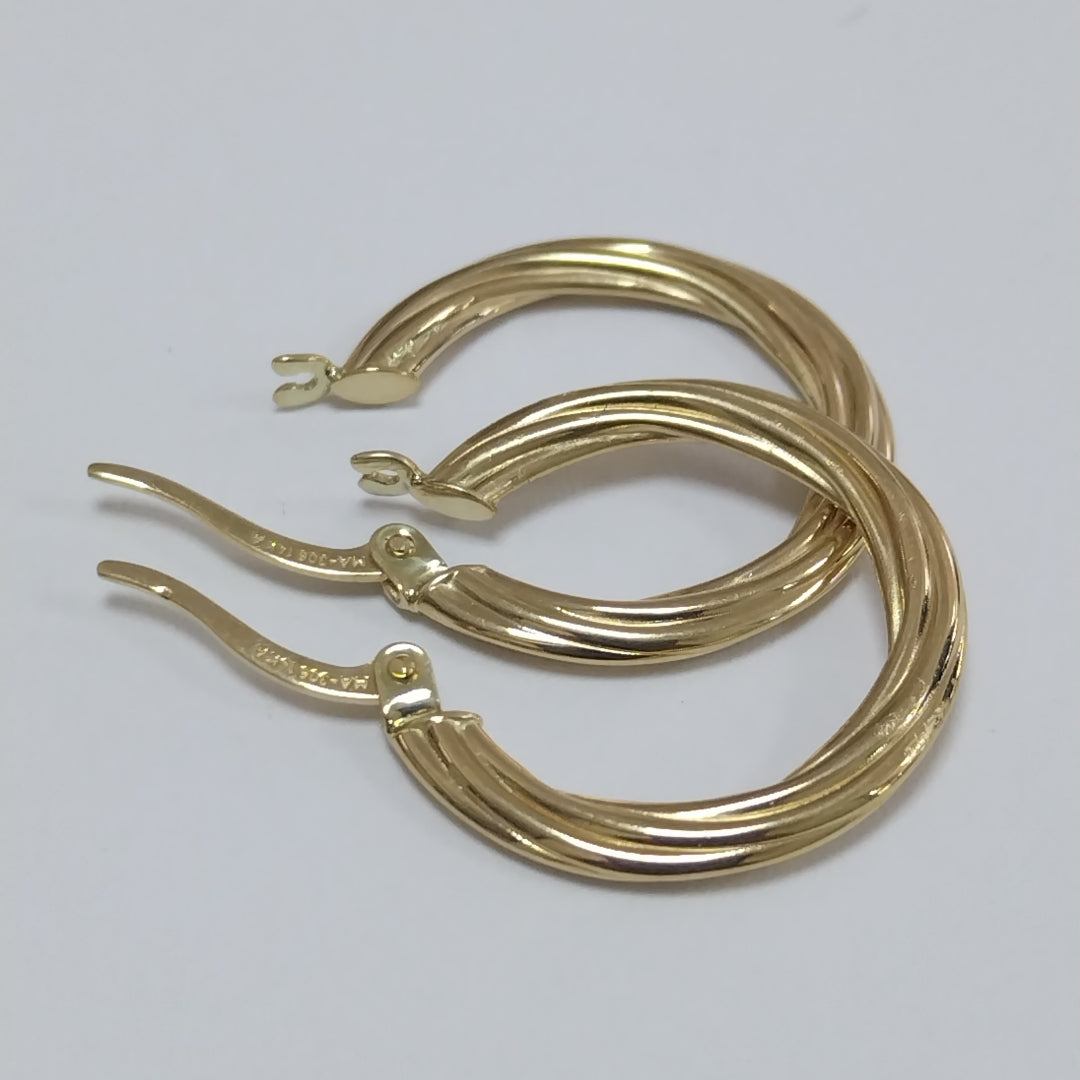 ARRACADAS ORO 14K 1.4 (NUEVO)