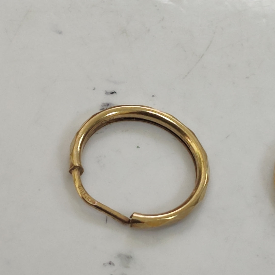 ARRACADAS PAR ORO 10 K 0.6 GRMS (SEMINUEVO)