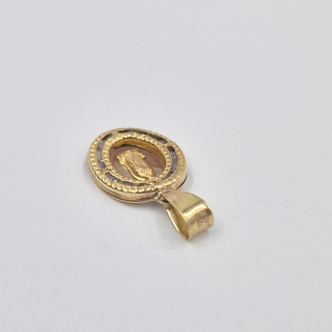 MEDALLA RELIGIOSA ORO 14 K 0,40 GRMS (SEMINUEVO)