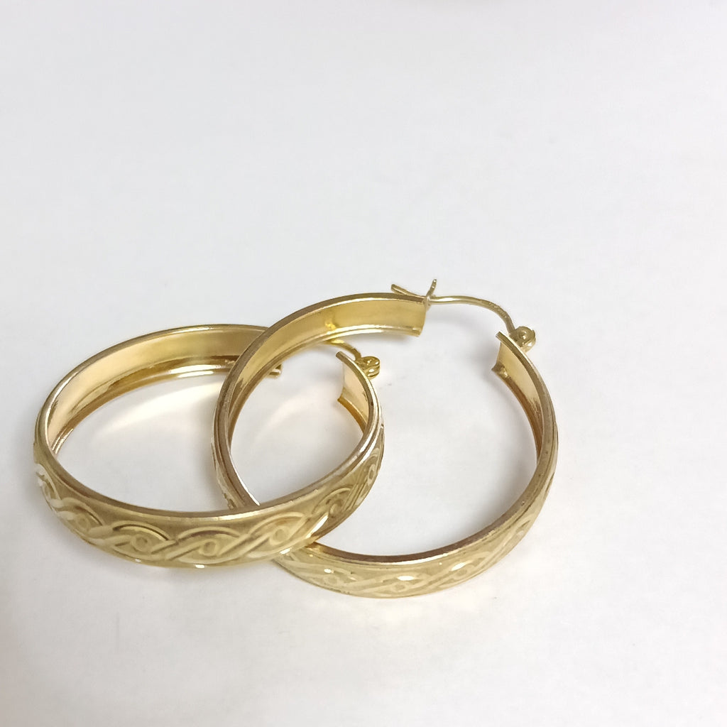 ARRACADAS PAR ORO 10 K 4.4 GRMS (SEMINUEVO)