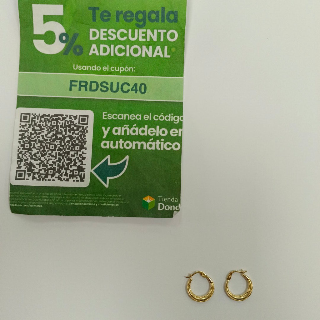 ARRACADAS ORO 14K 1.3 (NUEVO)