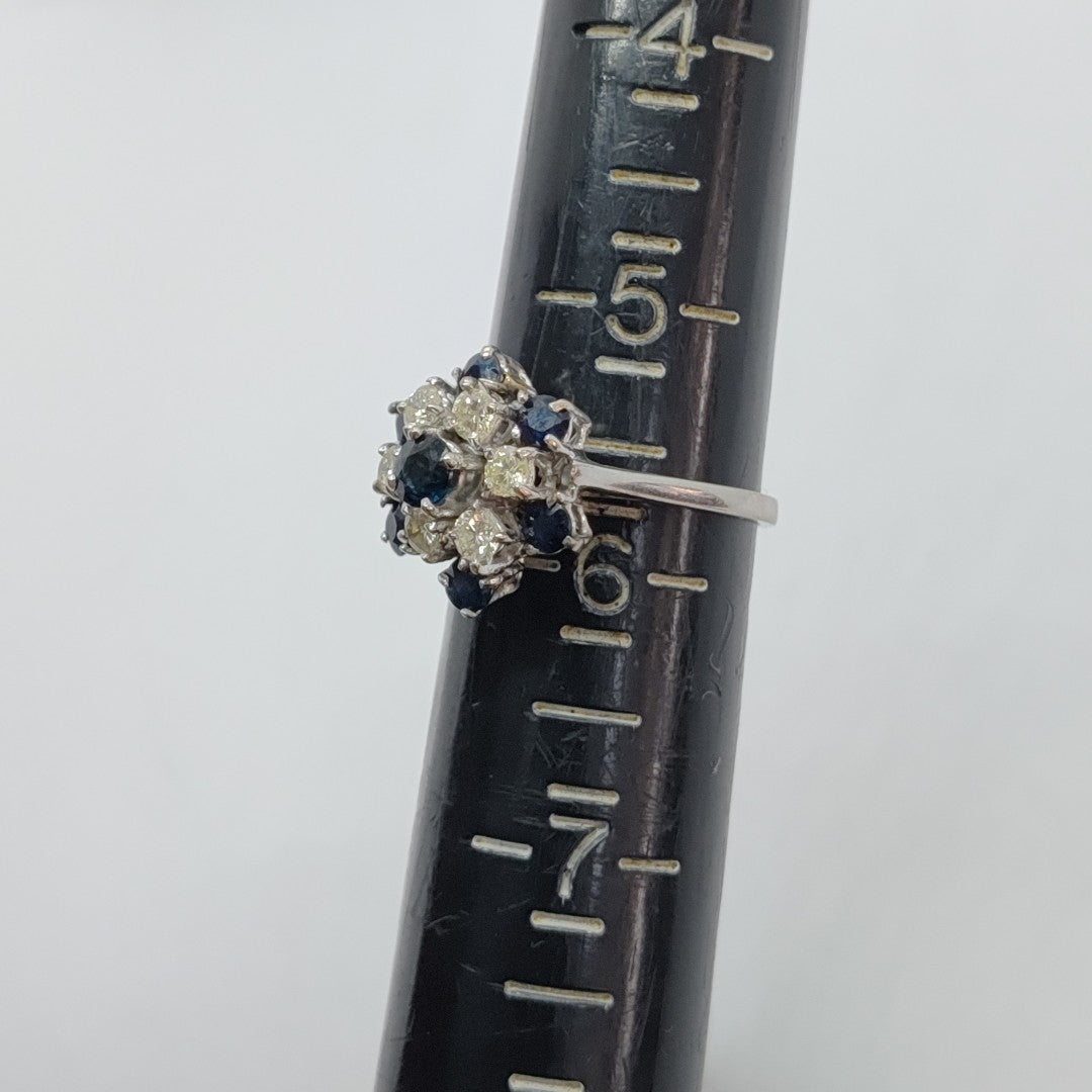 ANILLITO ORO BLANCO 14 K 3.5 GRMS (SEMINUEVO)