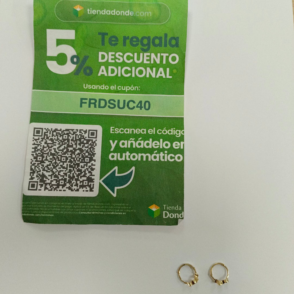 HUGGIES ORO 14K 1.2 (NUEVO)