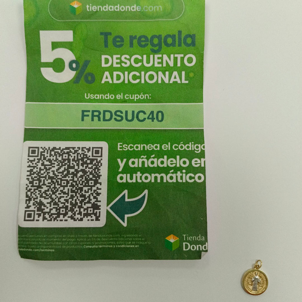 DIJES RELIGIOSOS ORO 14K 1.5 (NUEVO)