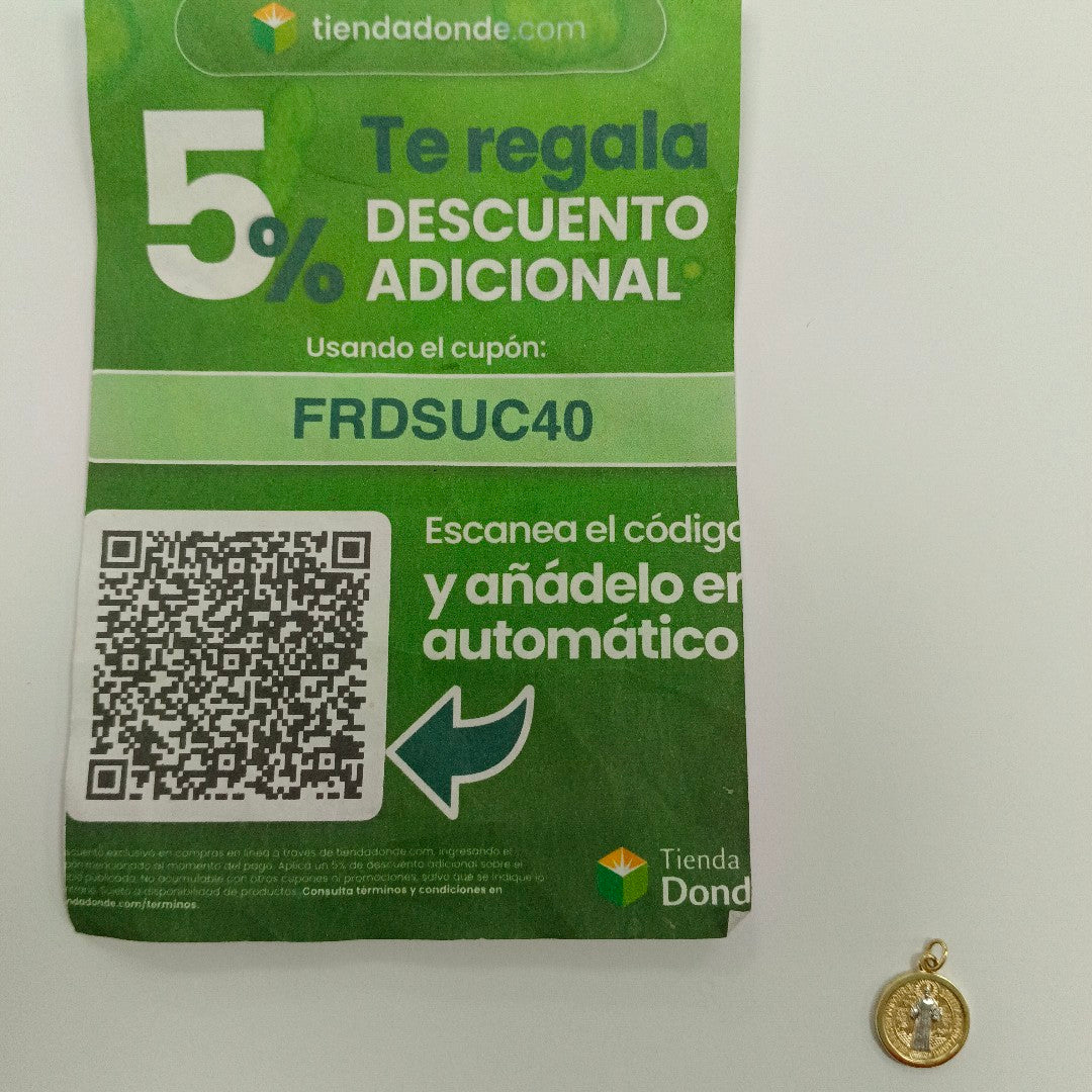 DIJES RELIGIOSOS ORO 14K 1.5 (NUEVO)
