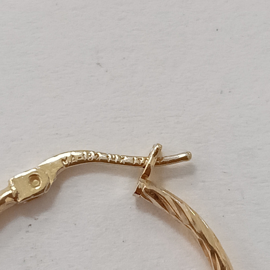 ARRACADAS PAR ORO 14 K 1,40 GRMS (SEMINUEVO)