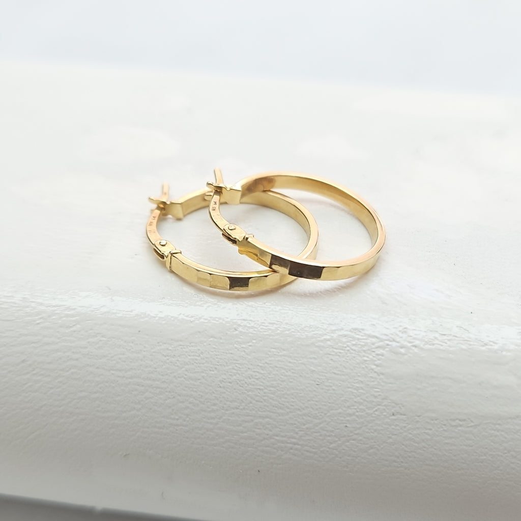 ARRACADAS PAR ORO 14 K 1,10 GRMS (SEMINUEVO)