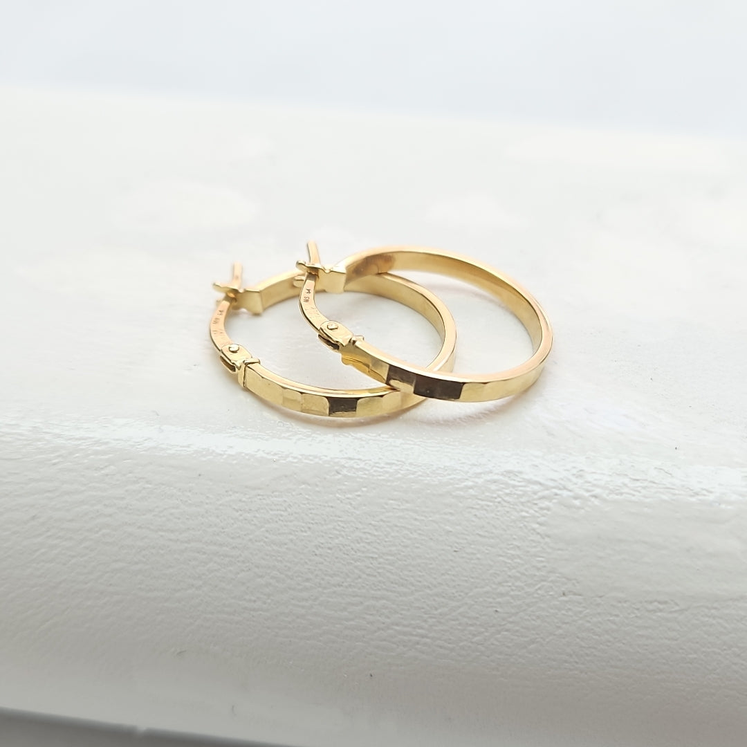 ARRACADAS PAR ORO 14 K 1,10 GRMS (SEMINUEVO)