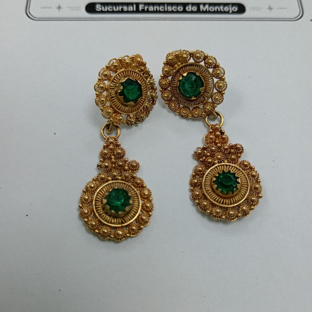 BROQUELES PAR ORO 8 K 8.1 GRMS (SEMINUEVO)
