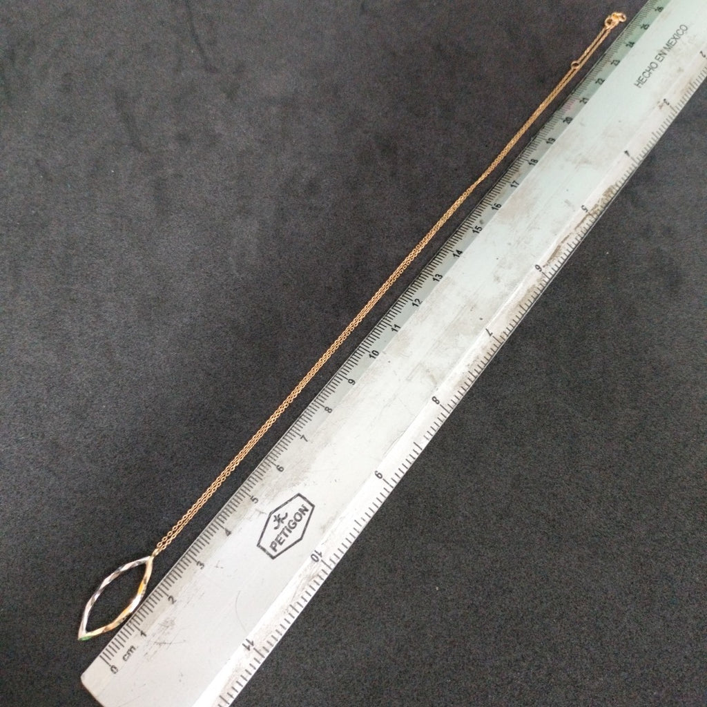 DIJE,GARGANTILLA ORO 14 K 1,60 GRMS (SEMINUEVO)