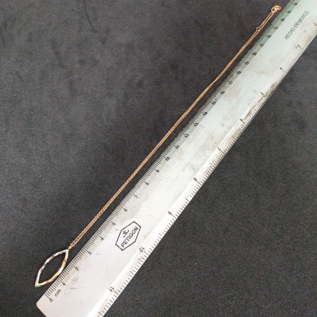 DIJE,GARGANTILLA ORO 14 K 1,60 GRMS (SEMINUEVO)