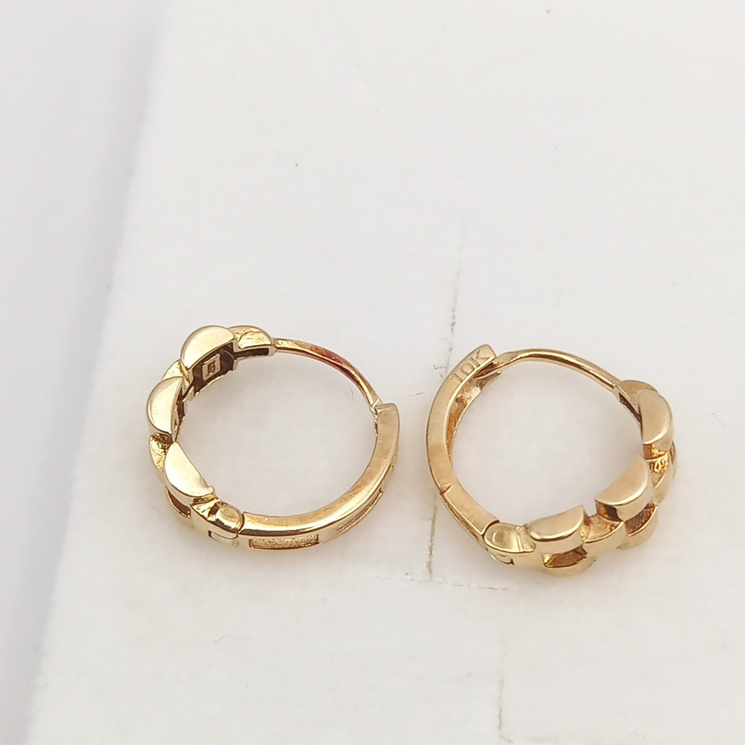 ARRACADAS PAR ORO 10 K 1,40 GRMS (SEMINUEVO)