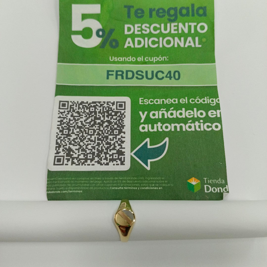 ANILLOS CABALLERO ORO 10K 2.7 (NUEVO)