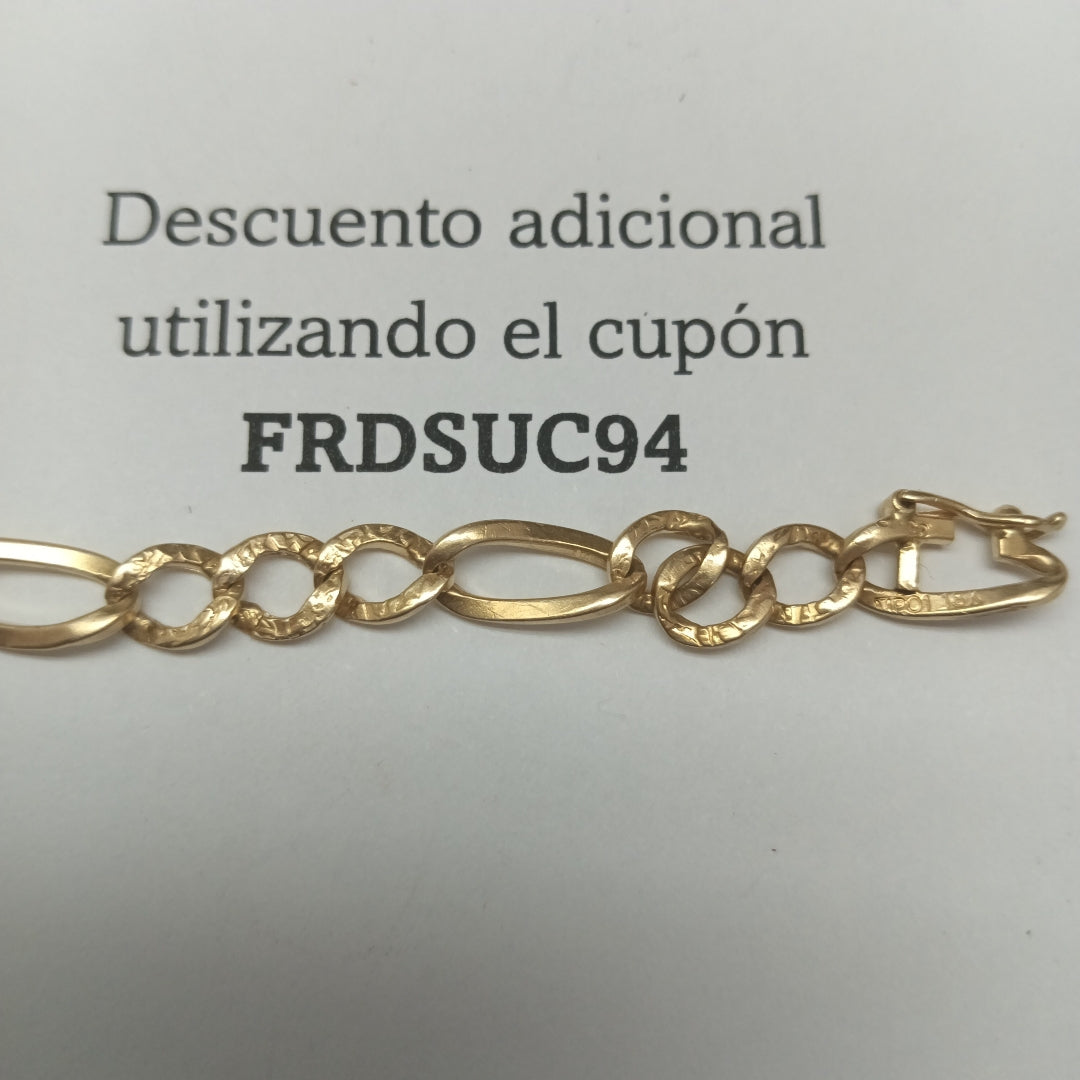 PULSERA ORO 18 K 10.6 GRMS (SEMINUEVO)