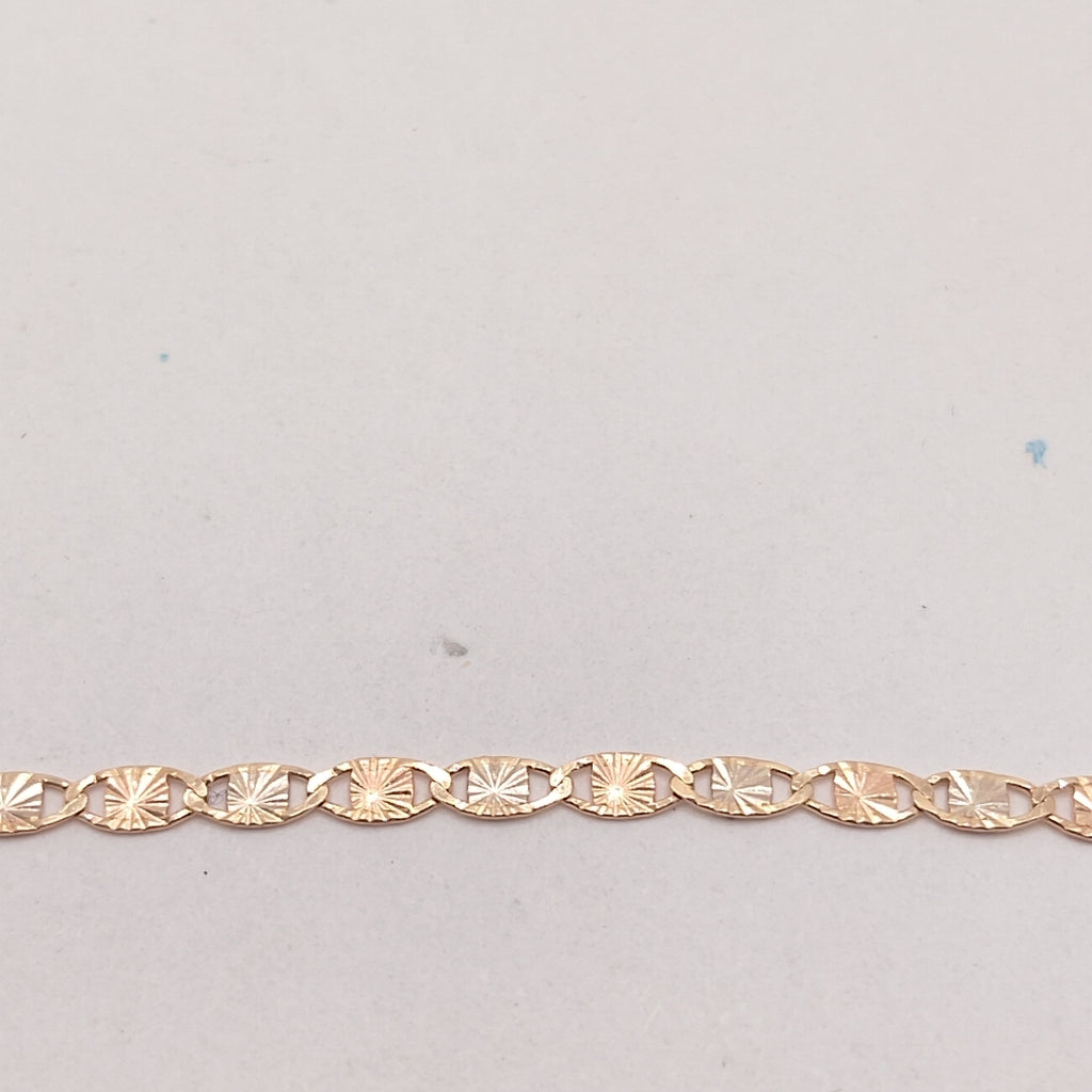 CADENA, MEDALLA RELIGIOSA ORO 10 K 2.2 GRMS (SEMINUEVO)