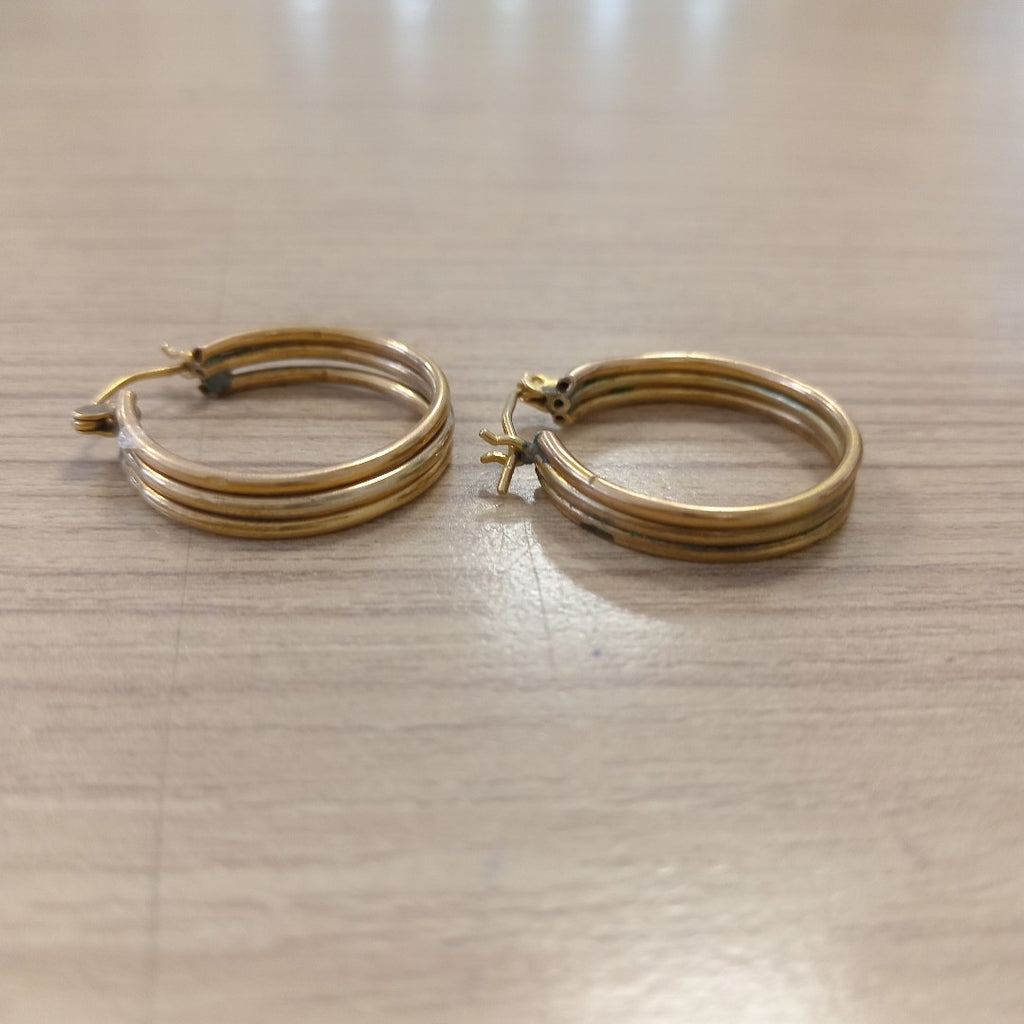 ARRACADAS PAR ORO 14 K 2.6 GRMS (SEMINUEVO)
