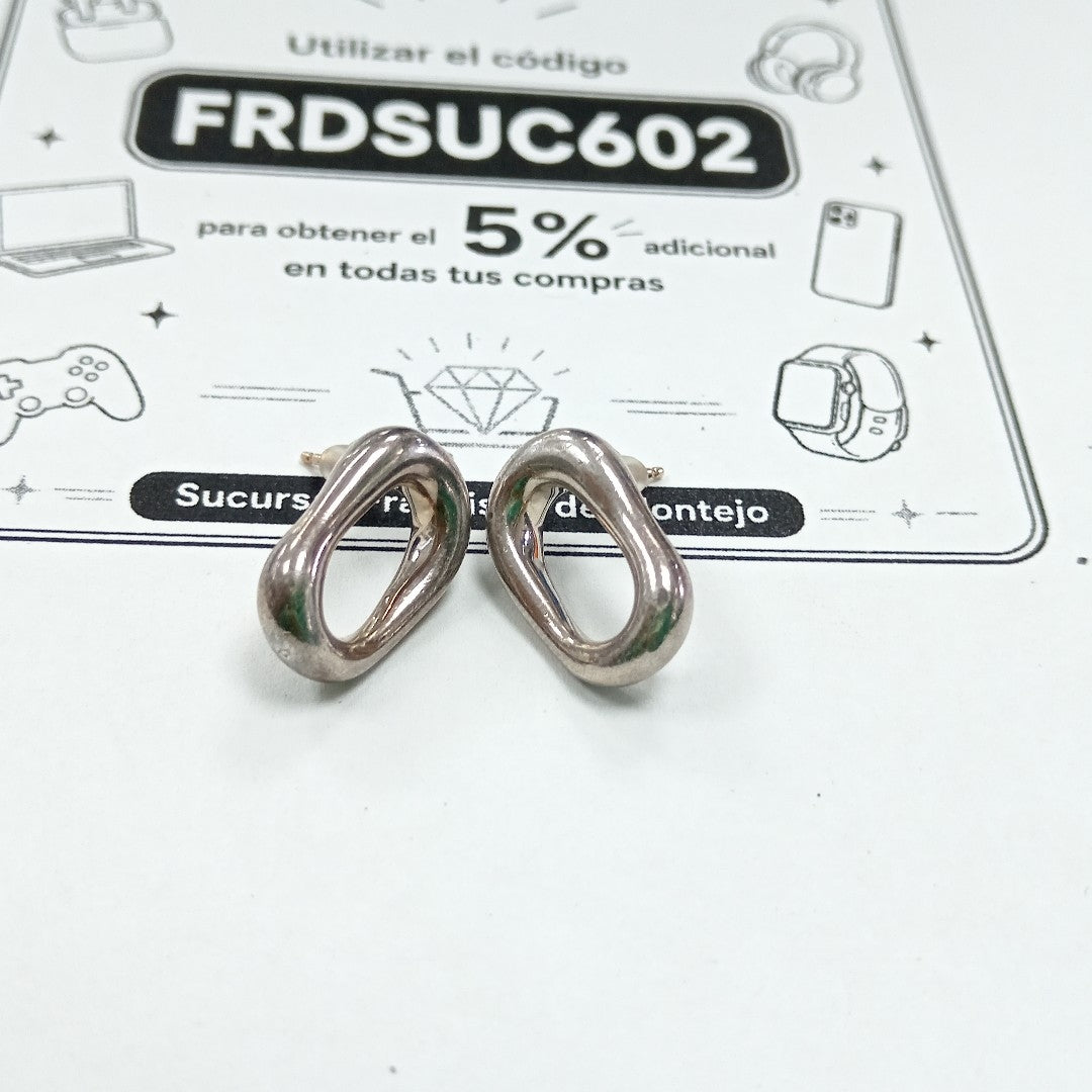 BROQUELES PAR PLATA 8,70 GRMS (SEMINUEVO)