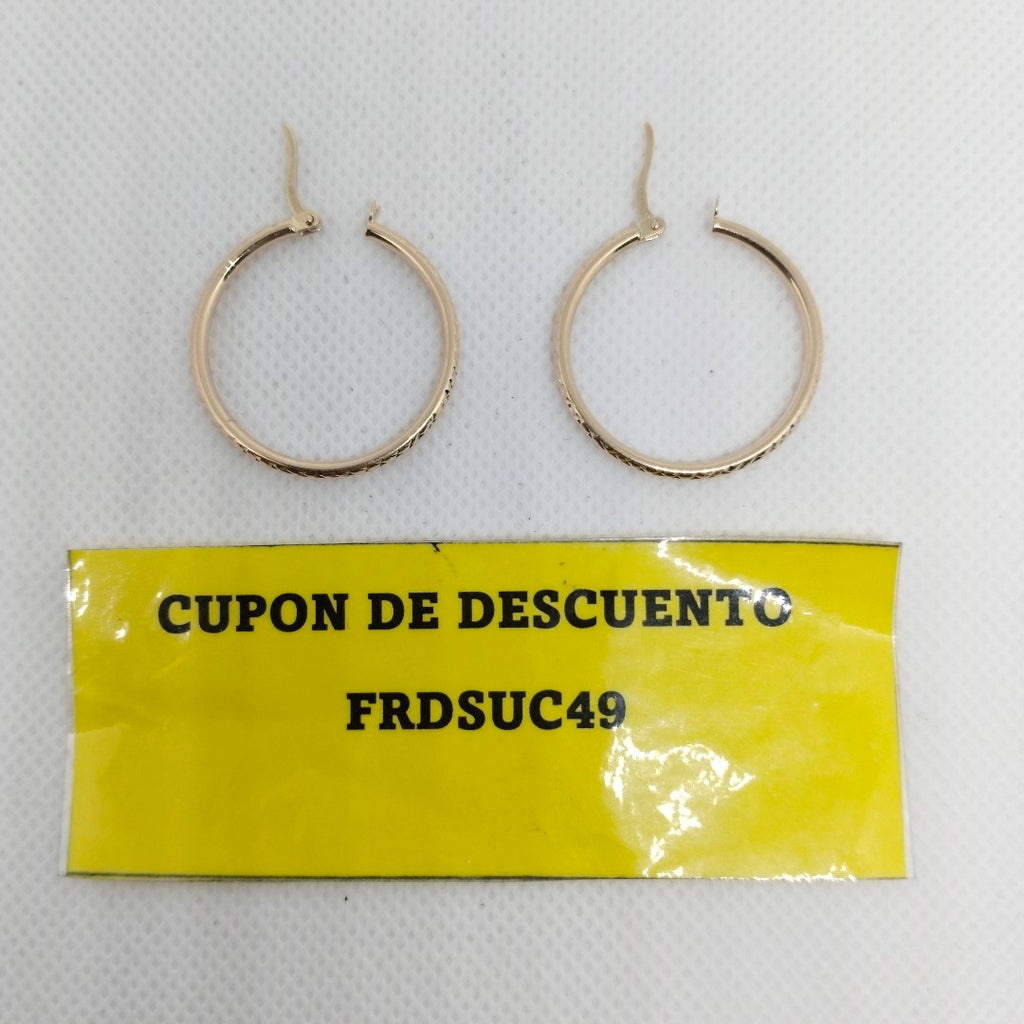 ARRACADAS ORO 10K 2.3 (NUEVO)