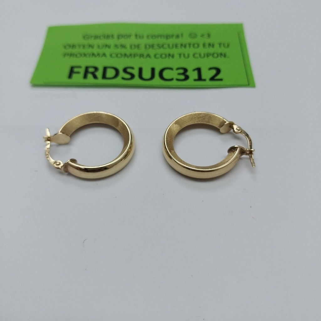 ARRACADAS PAR ORO 10 K 1.8 GRMS (SEMINUEVO)