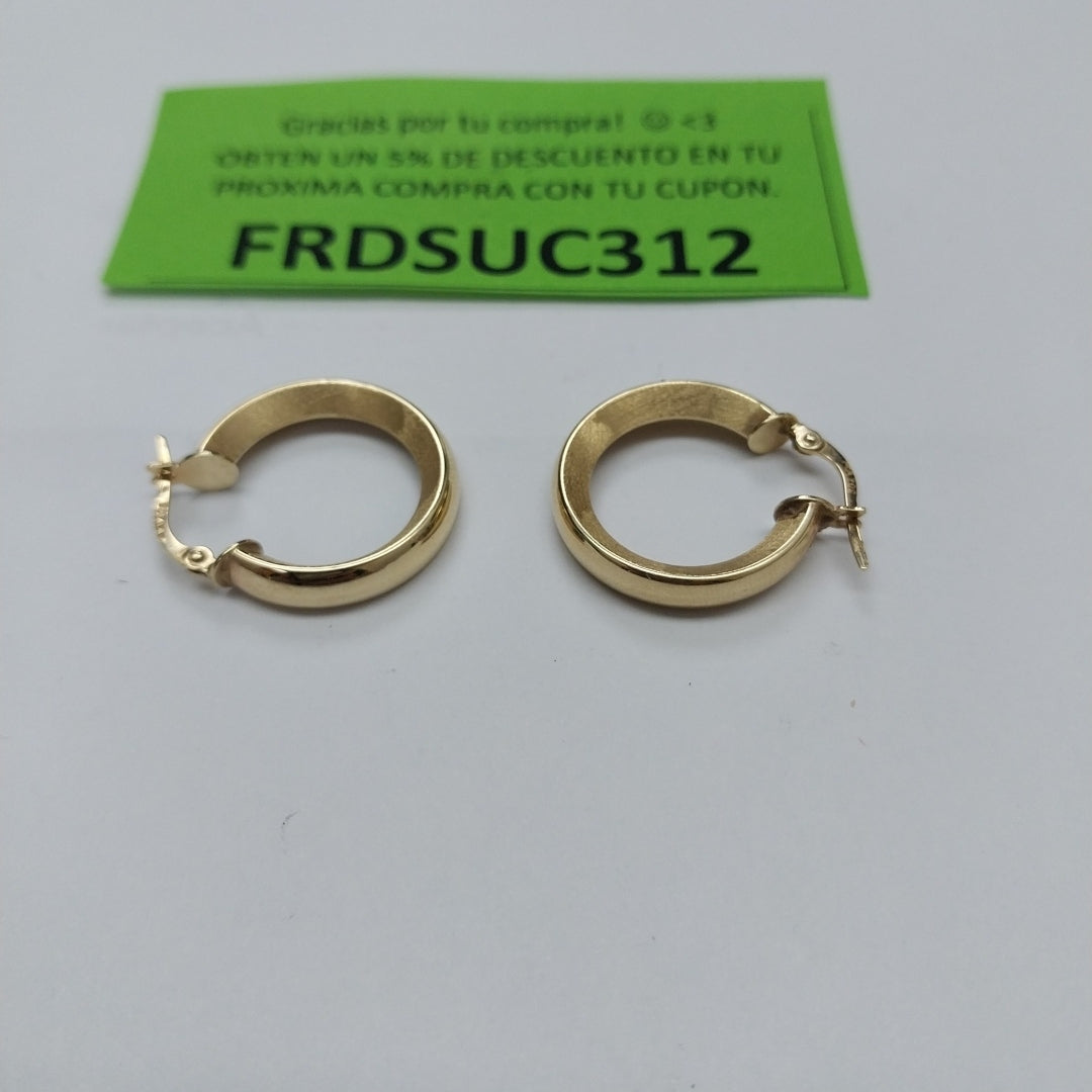 ARRACADAS PAR ORO 10 K 1.8 GRMS (SEMINUEVO)