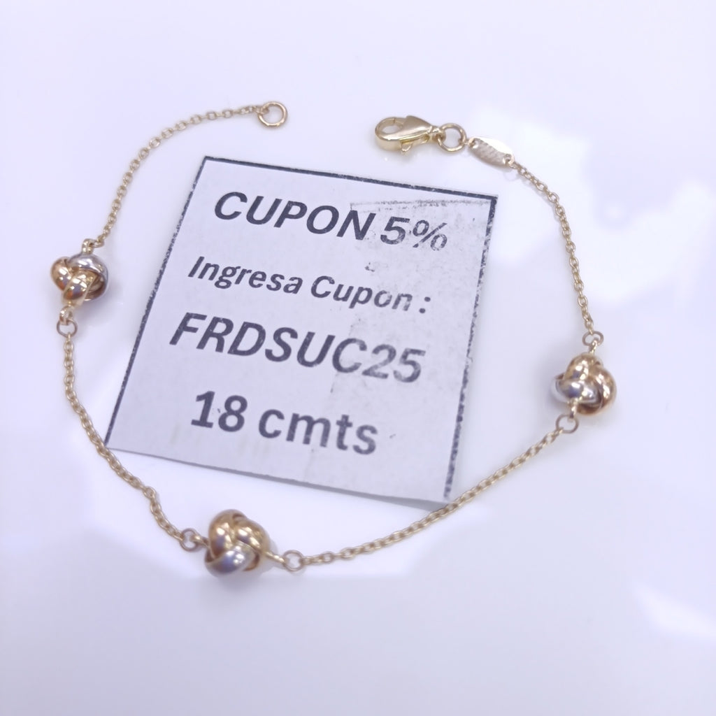 PULSERAS DAMA ORO 14K 1.9 (NUEVO)