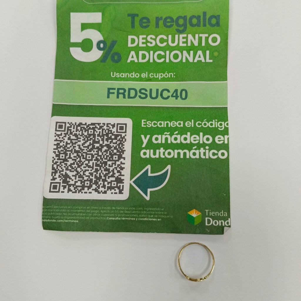 ANILLOS DAMA ORO 14K 1.2 (NUEVO)
