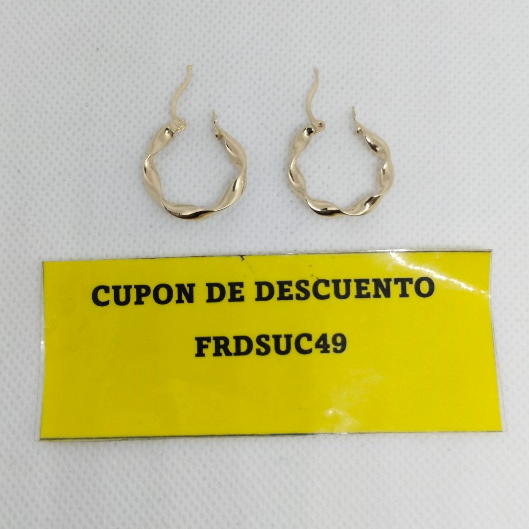 ARRACADAS ORO 14K 1.6 (NUEVO)