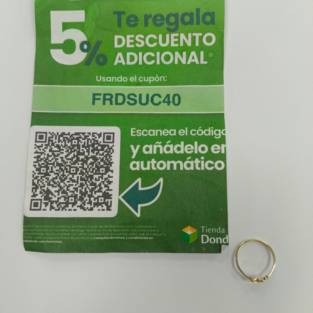 ANILLOS DAMA ORO 14K 1.4 (NUEVO)