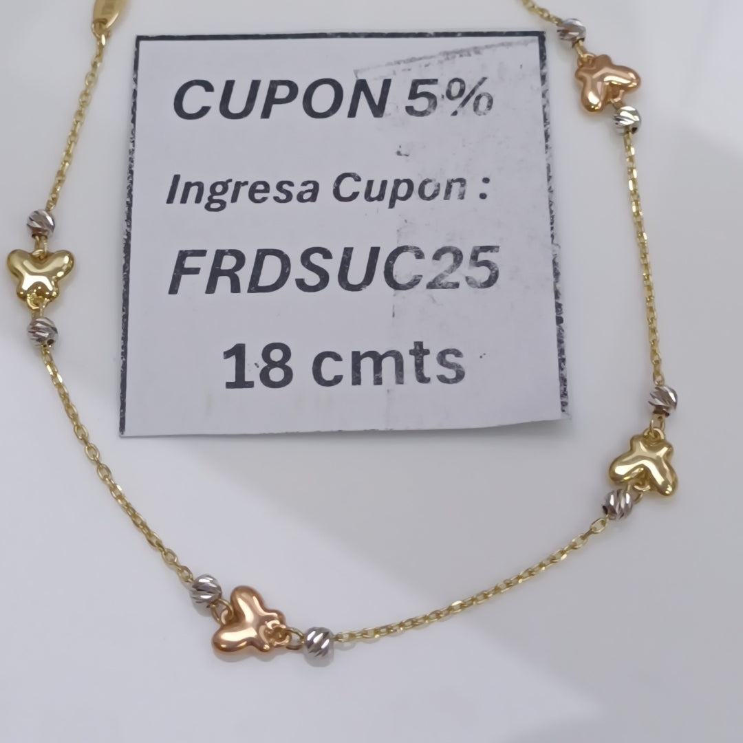 PULSERAS DAMA ORO 14K 1.4 (NUEVO)
